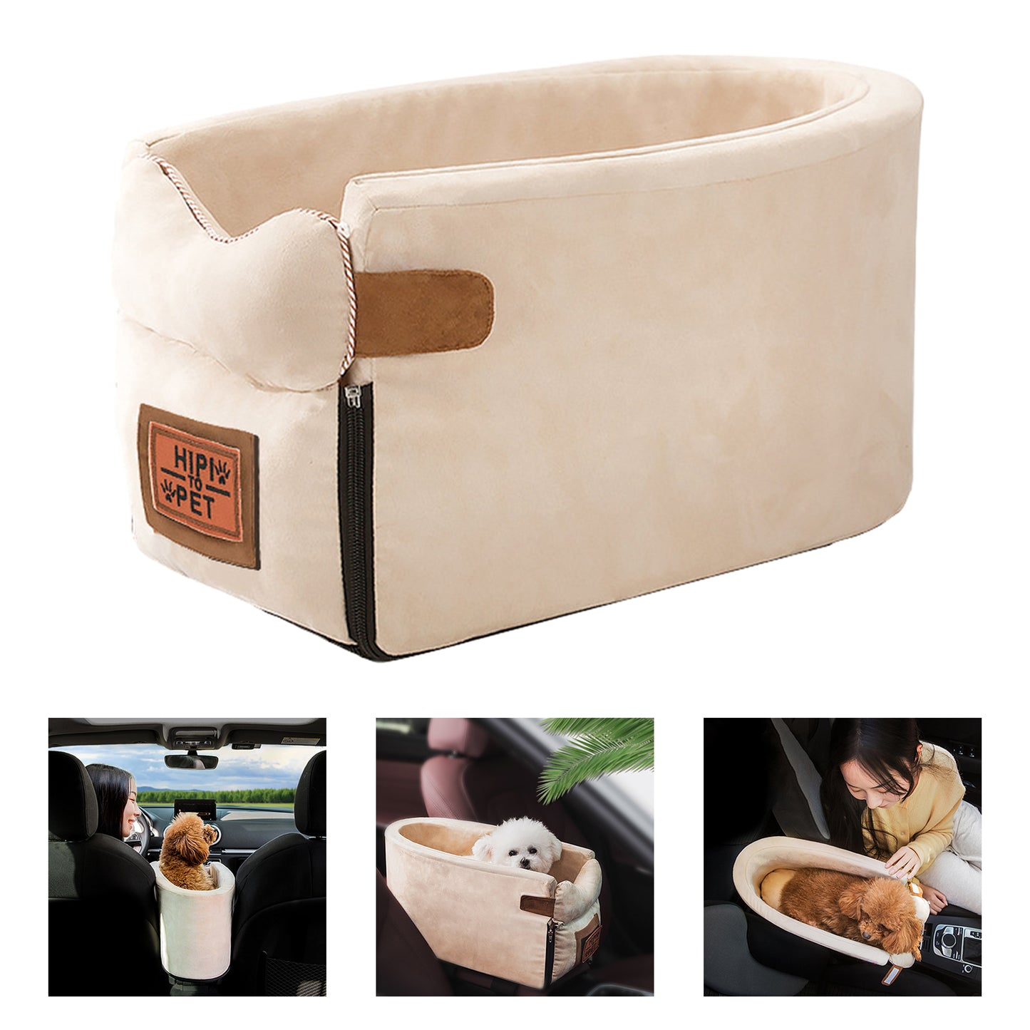 Cozyroute™ Center Console Pet  Car Seat