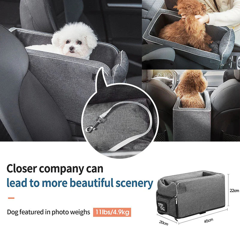 Cozyroute™ Center Console Pet  Car Seat